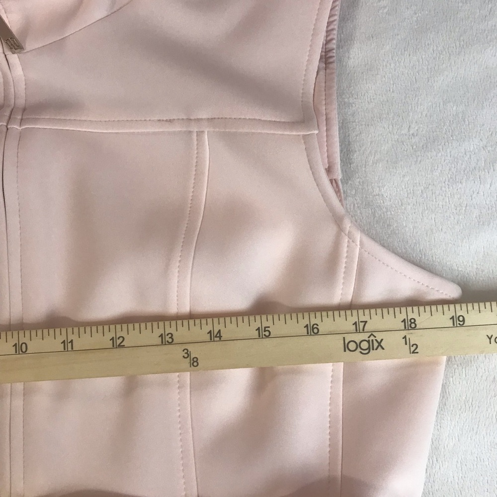 Tommy Hilfiger Sleeveless Sheath Dress Women’s Size 14 Color Peach Front Zip. - Picture 8 of 16